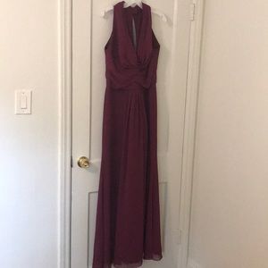 David’s bridal Merlot gown size 8/10
